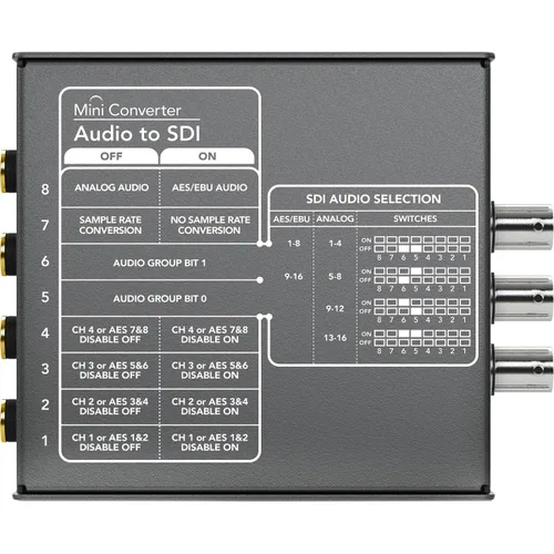 Miniatura 3 de Blackmagic Design Mini convertidor de audio a SDI 2
