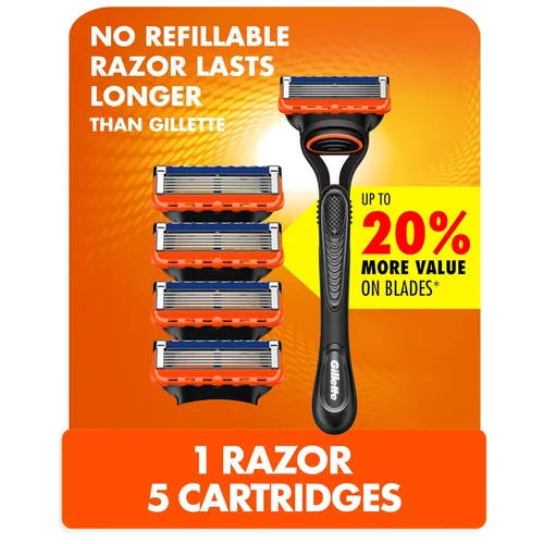 Miniatura 12 de Gillette Maquinilla de afeitar Fusion5 para hombre, mango + 1 repuesto de cuchilla de afeitar