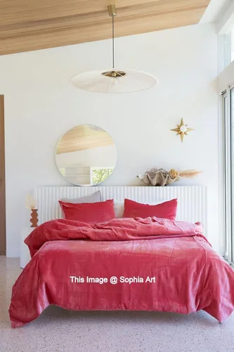 Miniatura 58 de Sophia-Art - Juego de 3 piezas de ropa de cama de terciopelo de rayón ultra lujo, funda de edredón boho de un solo color, funda de colcha