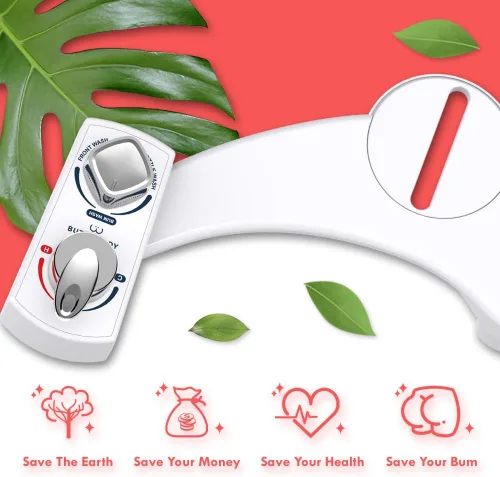 Miniatura 8 de BUTT BUDDY Spa - Accesorio para asiento de inodoro de bidé y rociador de agua fresca