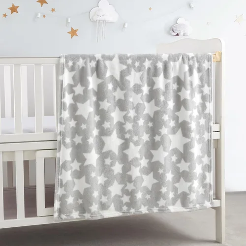Miniatura 7 de CREVENT Manta de Felpa Sedosa y Linda para Bebé Niñas & Niños, Recién Nacidos, Bebés, Cuna, Cochecito, Silla de Paseo, Regalo Adecuado para Todas