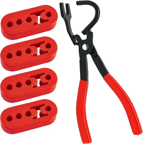 Miniatura 7 de 5 piezas de herramienta de extracción de colgadores de escape y colgador de escape de goma para la extracción de colgadores de silenciador 2