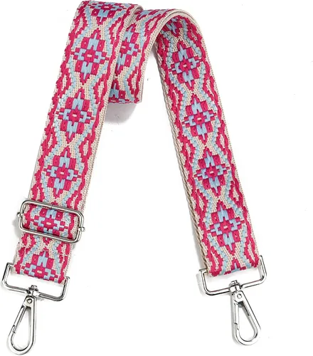 Miniatura 31 de Correa de Bolso Ancha Correa de Hombro Ajustable Correa de Repuesto Cruzada Correa de Bolso de Hardware Plateado