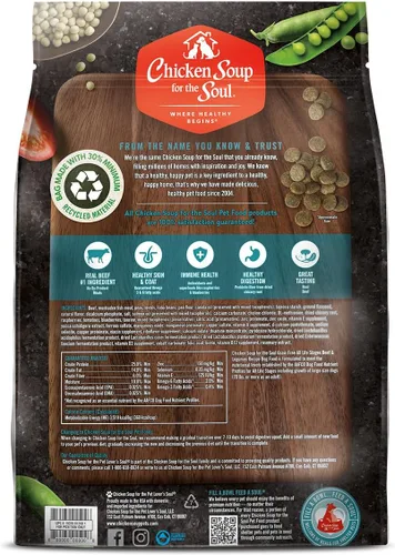 Miniatura 9 de Chicken Soup for The Soul All Natural Premium - Alimento seco para perros sin granos para toda la vida, primer ingrediente de carne real, sin