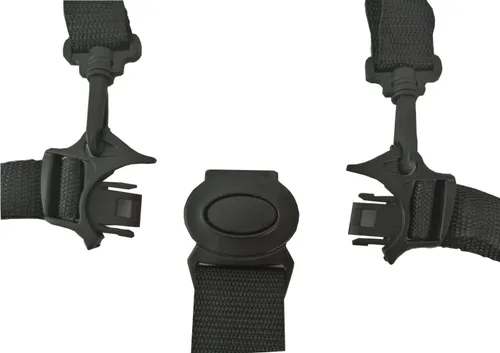 Miniatura 7 de Twoworld Funda para cojín de asiento de silla alta para bebé y correas para silla alta (arnés de 5 puntos) 1 traje (estrellas)