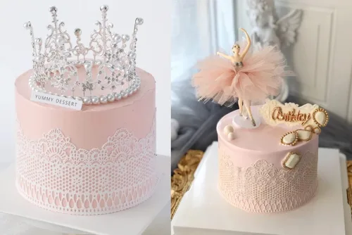 Miniatura 6 de Moldes de encaje en relieve, juego de 2 moldes de silicona con diseño de flores de varios círculos, decoración de pasteles de boda, molde de A-Rosa