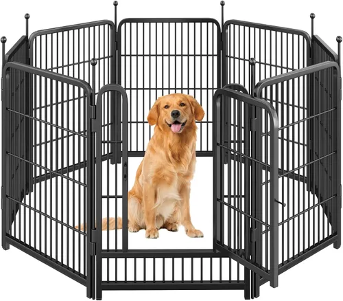 Miniatura 7 de Corralito para perros, valla portátil para perros al aire libre, corralito para perros grandes, medianos y pequeños, vallas para perros
