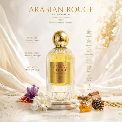 Miniatura 3 de Maison Alhambra La Rouge Barroco para Eau de Parfum en espray unisex de 3.4 onzas