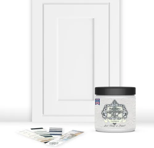 Miniatura 56 de Pintura TODO EN UNO, Abbey (gris cálido), Muestra de 8oz - Pintura duradera para gabinetes y muebles. Imprimación y capa superior incorporadas,