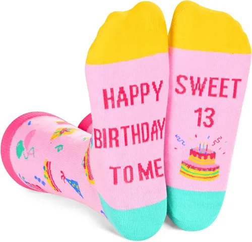 Zmart Gifts for Teenage Teen Girls, Funny Crazy Silly Novelty Socks for Teens