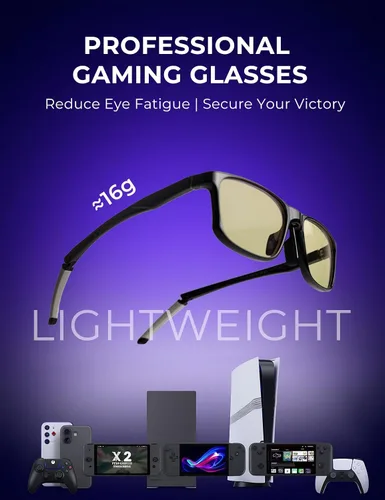 Miniatura 3 de ZanyLen Gafas de juego Gafas de pantalla de computadora con bloqueo de luz azul Protección antifatiga ocular para hombres y mujeres