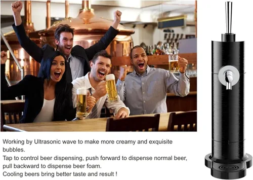 Miniatura 6 de Dispensador de Cerveza de Barril, Sistema de Barril de Cerveza Enlatada, Mini Kegerator, Creador de Espuma de Cerveza, Grifo de Lata de Cerveza