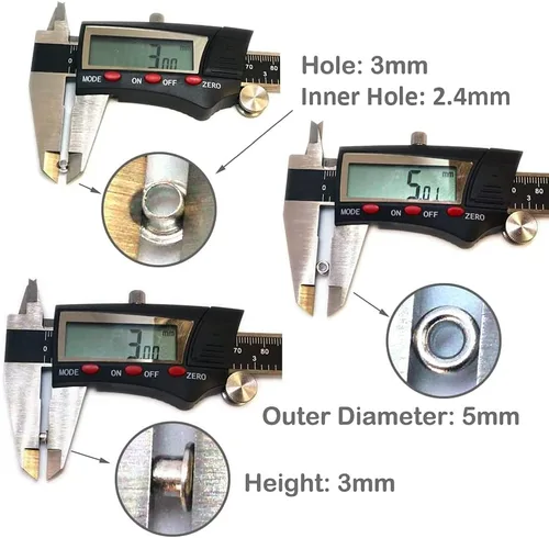 Miniatura 2 de Ojales Quicklet de aluminio de 0.118 in/1/8, álbum de recortes, cumpleaños, boda, tarjeta de felicitación de bebé, manualidades, etiqueta de Plata