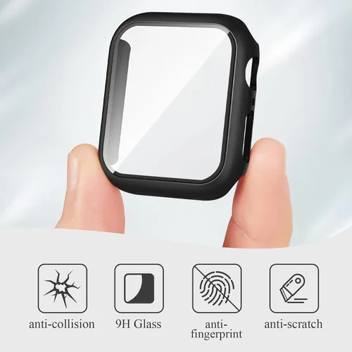 Miniatura 5 de Acextro Correa trenzada magnética y estuche compatible con Apple Watch Bands para mujeres y hombres 40mm 44mm 41mm 45mm 42mm 46mm, cubierta