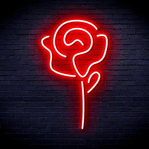 Miniatura 21 de ADVPRO Rose Flower Women Room Decor Flex Silicona LED Neon Sign Verde y Rosa st16s32-fnu0034-gk Verde & Rosa