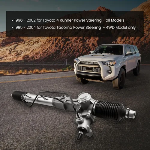 Miniatura 4 de Conjunto de cremallera y piñón de dirección asistida para Toyota Tacoma 1998-2004 4WD 2.7L 3.4L / 2WD 2.7L / 2WD Pre-runner 3.4L, para Toyota