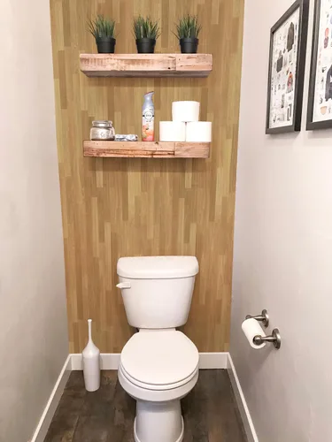Miniatura 9 de Jeweluck Papel tapiz de madera para despegar y pegar, papel de contacto de madera para gabinetes, 15.7 x 118.1 pulgadas, papel tapiz de grano