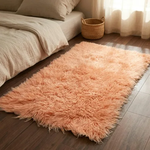 Miniatura 5 de Alfombras Flokati súper gruesas, colores populares, tamaño 3 x 5, pelo largo de lana de 3.5 pulgadas, felpa de 105.82 oz/m², excelente calidad