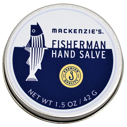 MacKenzie's Fisherman Hand Salve - Día del Padre - Regalos para hombres - Regalos para pescadores - Apto para viajes - Todo natural - Reparación de