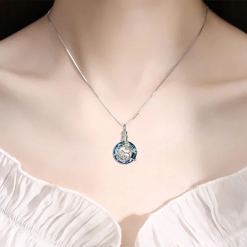 Miniatura 5 de POPKIMI Sloths Gifts for Women S925 Sterling Silver Sloth Pendant Necklace Memorial Jewelry Gifts Birthday Christmas