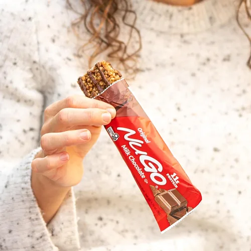 Miniatura 2 de NuGo Barra de proteínas, chocolate, 0.39 oz de proteína, sin gluten, 15