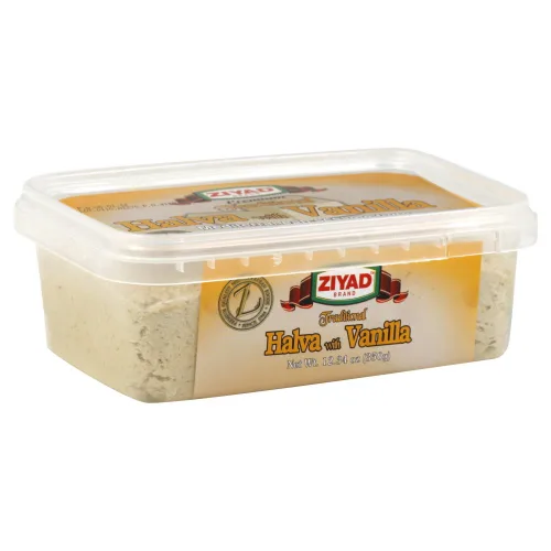 Miniatura 3 de Ziyad Halva de dulce de sésamo mediterráneo tradicional con chocolate, aditivos sin conservantes, 12.34 onzas
