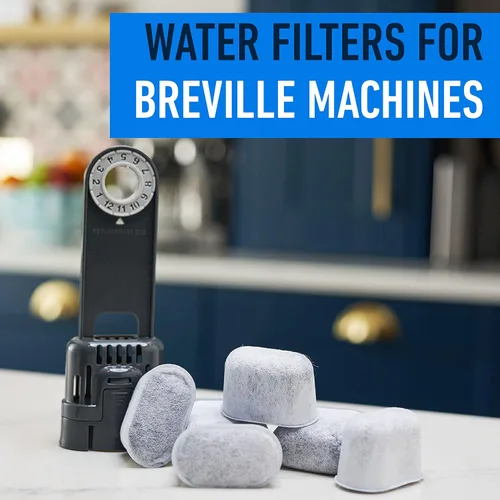 Miniatura 2 de Essential Values Paquete de 6 filtros de agua, compatibles con máquinas Breville Espresso - Reemplazo del filtro - Suministro de 1 año - Carbón 6