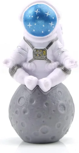 Miniatura 3 de 3 adornos de escritorio de astronauta de resina, figura de astronauta, decoración de tarta, adorno de mesa para decoración de regalo de fiesta