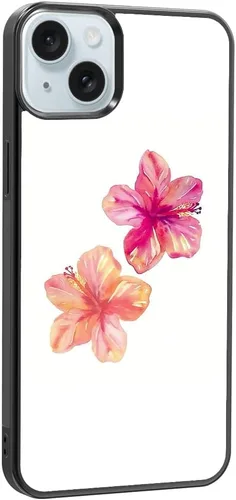 Miniatura 236 de Funda de teléfono de playa de verano a prueba de golpes y protectora con hibisco, bonitas fundas de teléfono para iPhone XR jamaica (Hibiscus Flower)