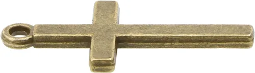Miniatura 4 de Shapenty Dijes pequeños de metal con dije de cruz para aretes, pulsera, collar, llavero, tiradores de cremallera, joyería para hacer manualidades