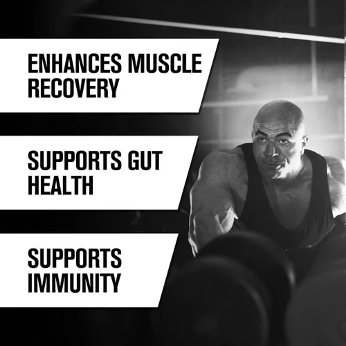 Miniatura 3 de Jacked Factory Cápsulas de L-Glutamina de 500 mg – Suplemento vegano de L-glutamina fermentada para recuperación muscular después del entrenamiento
