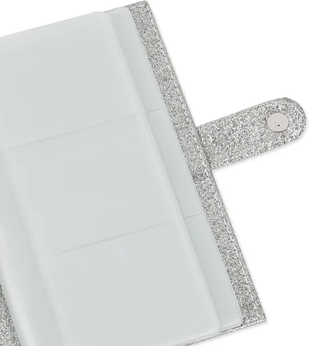 Miniatura 6 de Organizador de tarjetas de visita, soporte para tarjetas de visita, funda de piel sintética, organizador de tarjetas de identificación con nombre