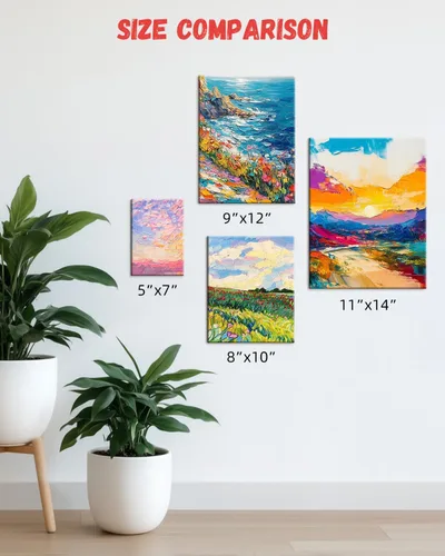 Miniatura 8 de Simetufy Paquete de 42 Tableros de Lienzo Planos para Pintura de 11 x 14 pulgadas - Paneles de Lienzo 100% Algodón Imprimados con Gesso Libres