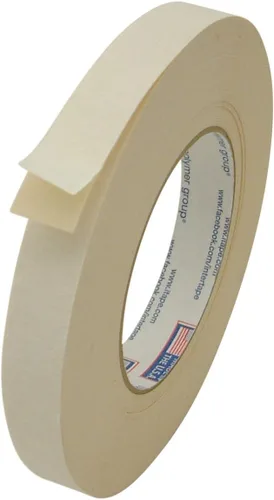 Miniatura 6 de Intertape 591/BEIG136 591 Cinta de papel de doble cara con parte trasera plana: 1" x 36 yardas, beige