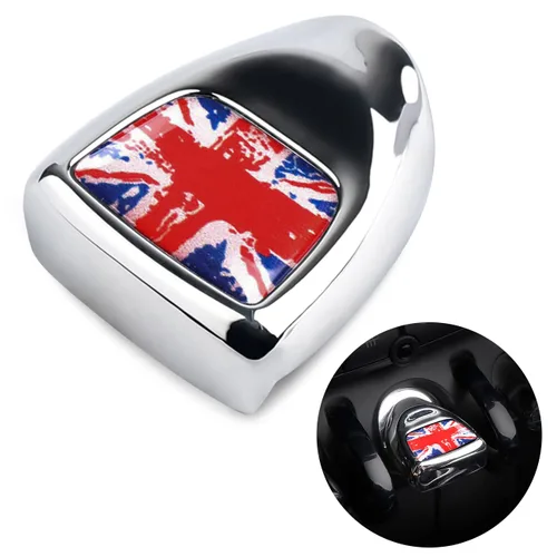 Miniatura 11 de Tapa metálica para el salpicadero del botón de arranque del motor, para Mini Cooper F54 F55 F56 F57 F60 2014+ (Bulldog)