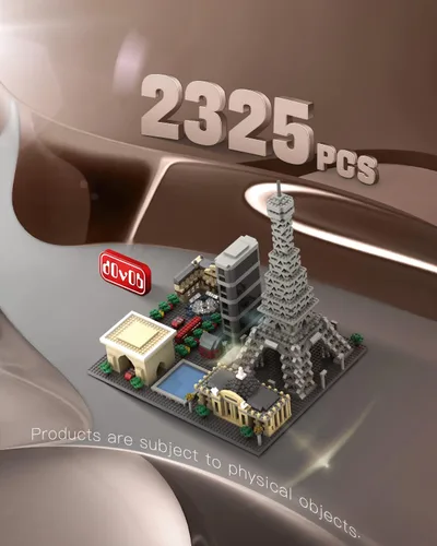 Miniatura 5 de dOvOb Architecture Paris Skyline Juego de Construcción de Micro Mini Bloques, 2324 Piezas de Ladrillos, Kit de Modelo de Colección de Rompecabezas