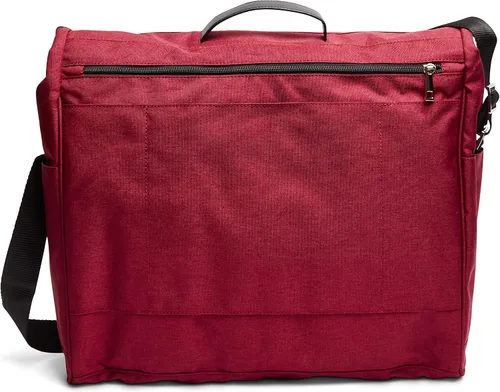Miniatura 5 de Bolsa de viaje para bar, color rojo carmesí y negro, resistente al agua, suministros de bartender, bolsillos para llevar kit de cóctel (solo bolsa)
