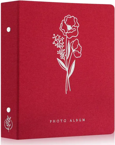 Miniatura 39 de Lanpn - Álbum de fotos autoadhesivo de lino, 40 páginas, álbum de fotos para manualidades, páginas adhesivas magnéticas, contiene fotos de 4 x 6, 7