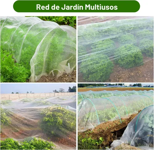 Miniatura 6 de Red de jardín Jevrench duradera ultra fina para jardín, cubierta de filas para plantas de jardín, hace que las plantas, verduras, frutas y flores