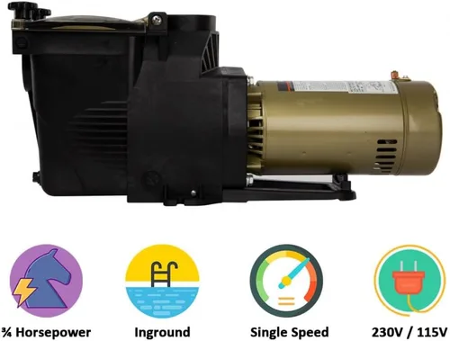Miniatura 3 de Rx Clear Ultimate Niagara - Bomba de piscina enterrada de 1 HP Voltaje dual 115/230V 116 GPM Cesta coladora grande Resistente a la corrosión