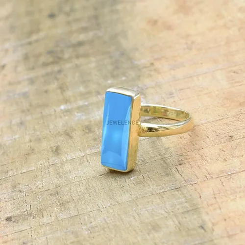 Miniatura 74 de Anillo de plata de ley maciza superpuesta de oro amarillo de 18 quilates para mujer, anillo de compromiso de plata esterlina, juego de bisel