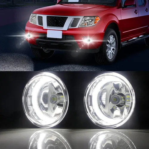 Miniatura 12 de Luces antiniebla con anillo de halo 2 en 1 para Honda 12-14 CR-V, 12-15 Pilot, 13-15 Accord Coupe, Crosstour, CR-Z, Acura 10-15 RDX, 13-14 ILX