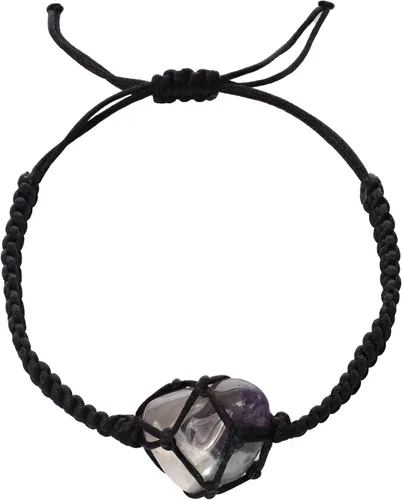 Miniatura 8 de BOHO GARDEN Pulseras de cristal curativo cuentas con piedra preciosa real, cuerda ajustable