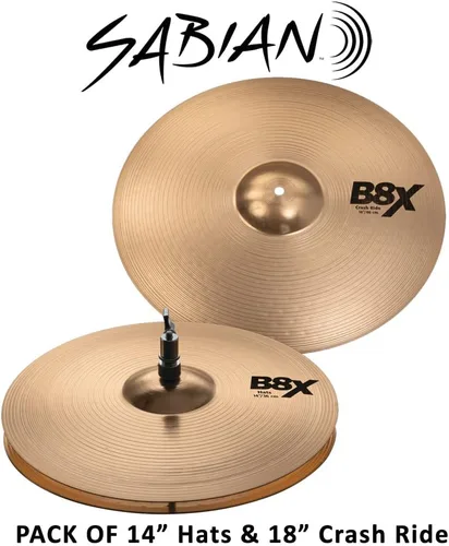 Miniatura 2 de Sabian Paquete variado de platillo, bronce, pulgadas (45002X)