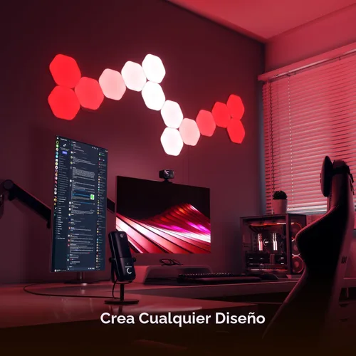 Miniatura 3 de Nanoleaf Shapes Hexagons Smarter KIT 7 Paneles - Multicolor