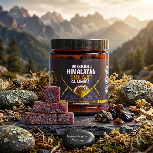 Miniatura 5 de Gomitas orgánicas Shilajit Sin azúcar de caña, endulzadas con miel orgánica Ácido fúlvico natural y húmico Veganas, probadas en laboratorio