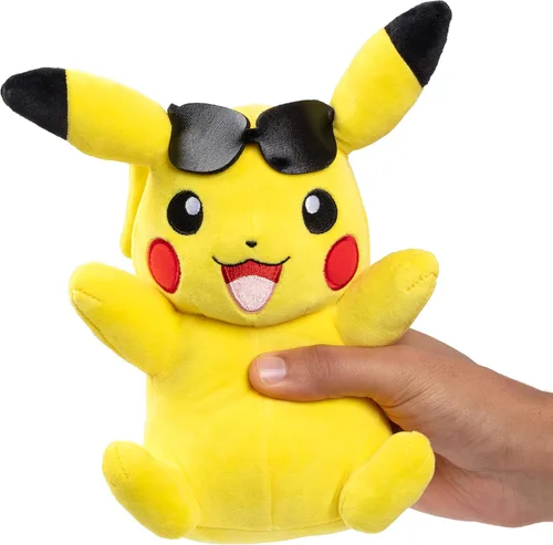 Miniatura 6 de Pokémon Pikachu - Peluche de vacaciones de 8 pulgadas, con licencia oficial, auténtica figura de peluche suave, regalo para niños, niñas, mayores