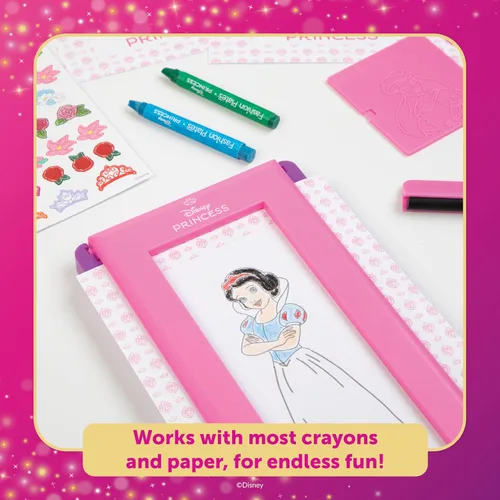 Miniatura 4 de Fashion Plates Disney Princess - Kit de dibujo para mezclar y combinar, artes y manualidades, colorear, suministros de arte, suministros