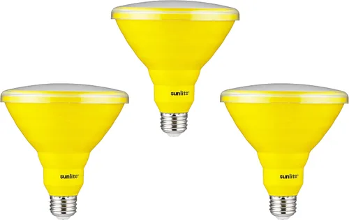 Miniatura 11 de Sunlite 40244 - Foco empotrable LED PAR38 de color, 15 vatios (equivalente a 75 W), base mediana (E26), reflector, certificación ETL, azul, paquete