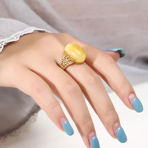Miniatura 6 de Base de anillo en blanco ajustable de plata de ley 925 maciza para cabujones ovalados, camafeo de bricolaje, suministros para hacer joyas